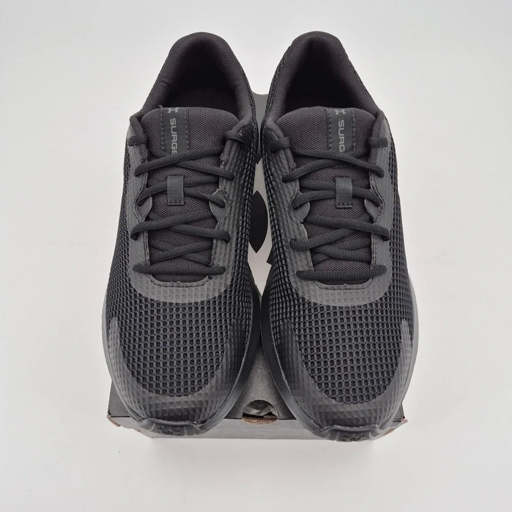 Under Armour UA Surge 3 All Black Men's Size 10.5 Running Shoes Cross Training